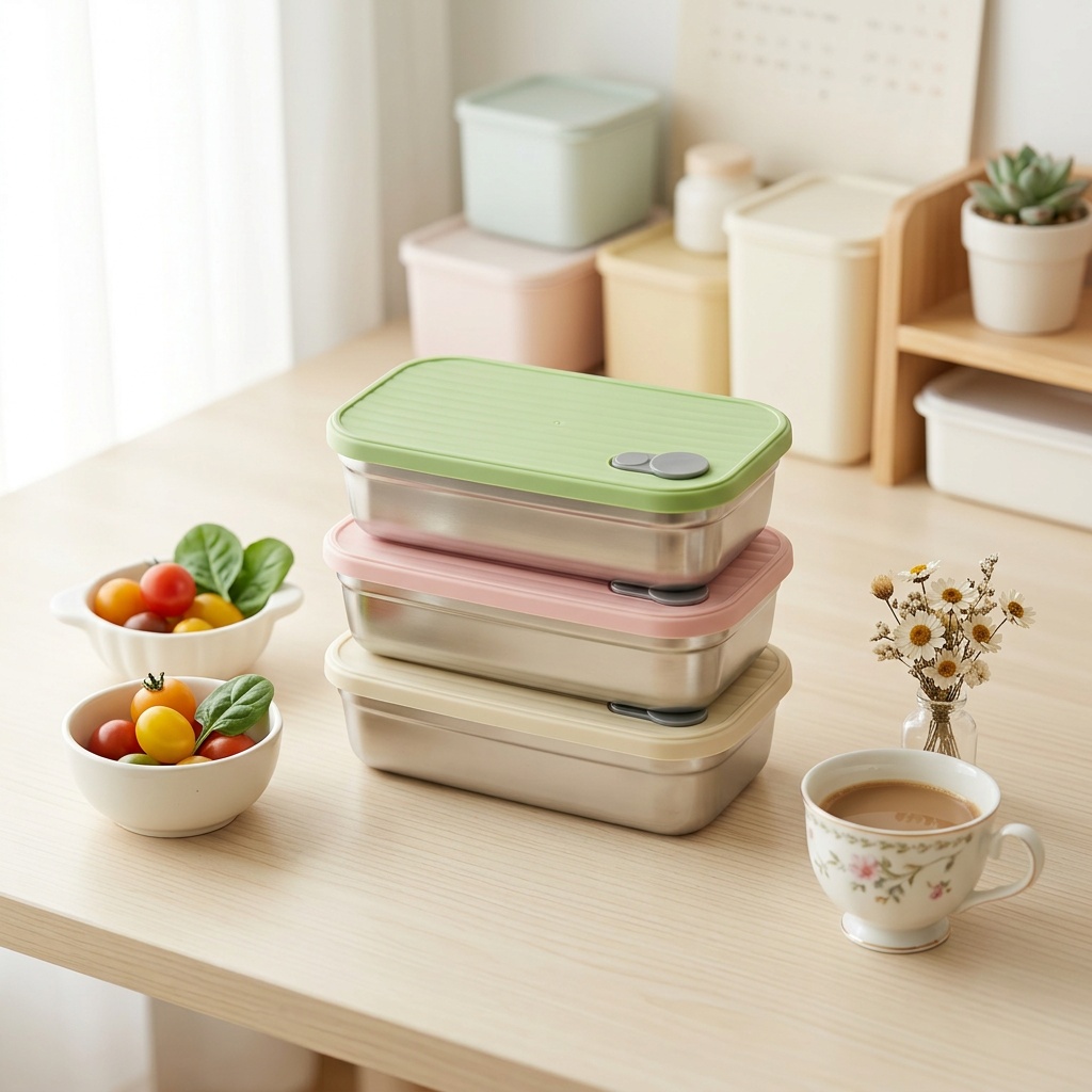 Meal Prep Kinder - Kotak Bento Stainless Steel, Kotak Makan