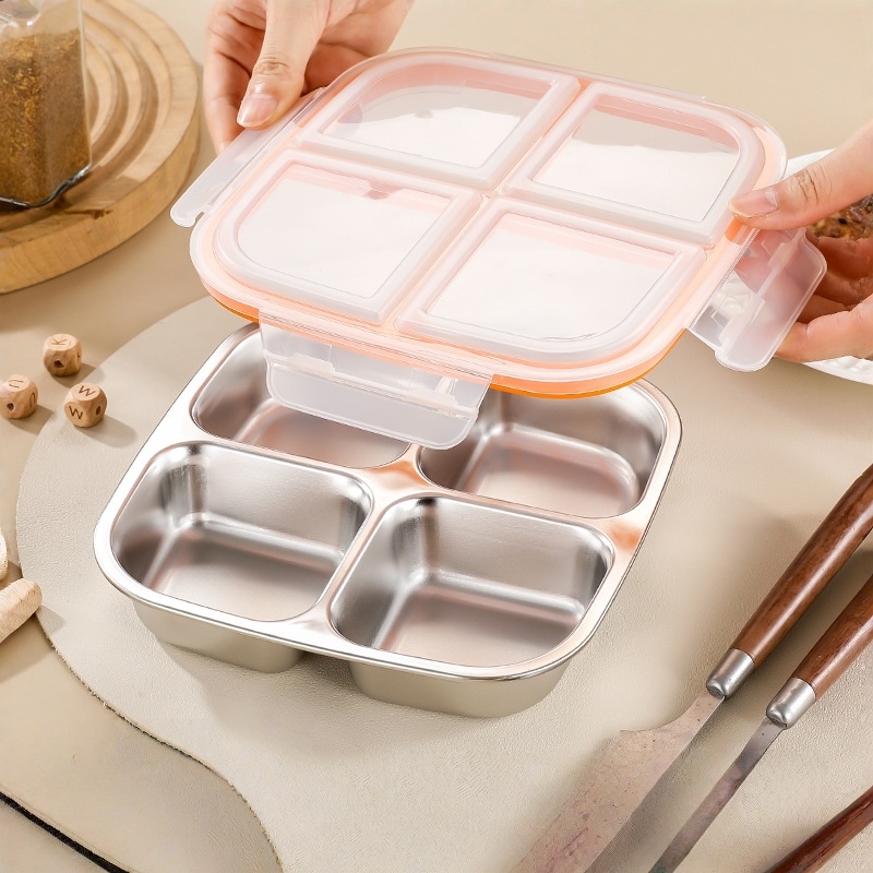 Meal Prep Kinder - Kotak Makan Stainless Steel 304, Kotak
