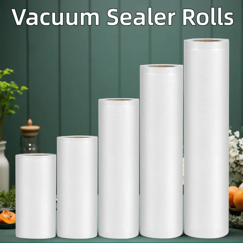 Meal Prep Vacuum Sealer - Kantong Vakum 500CM Gulungan Desain Jaring