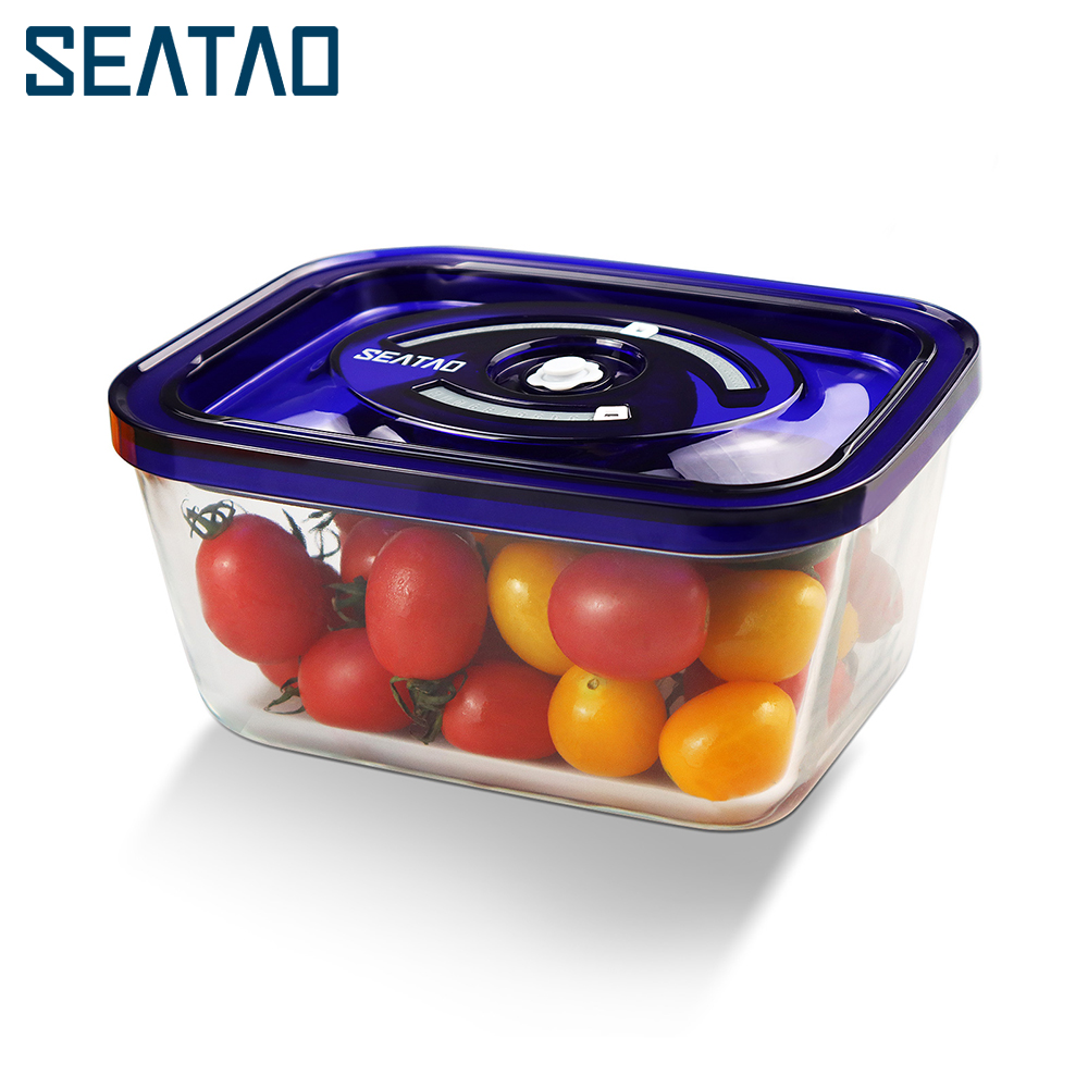 Meal Prep Vacuum Sealer - SEATAO Kontainer Penyimpanan Makanan Kaca Penyimpan
