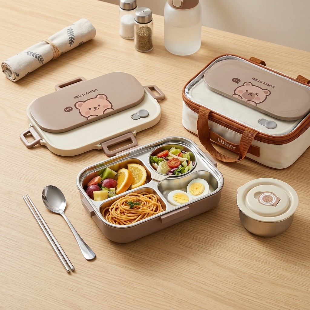 Meal Prep Kinder - Kotak Makan Bento Anti Bocor dari