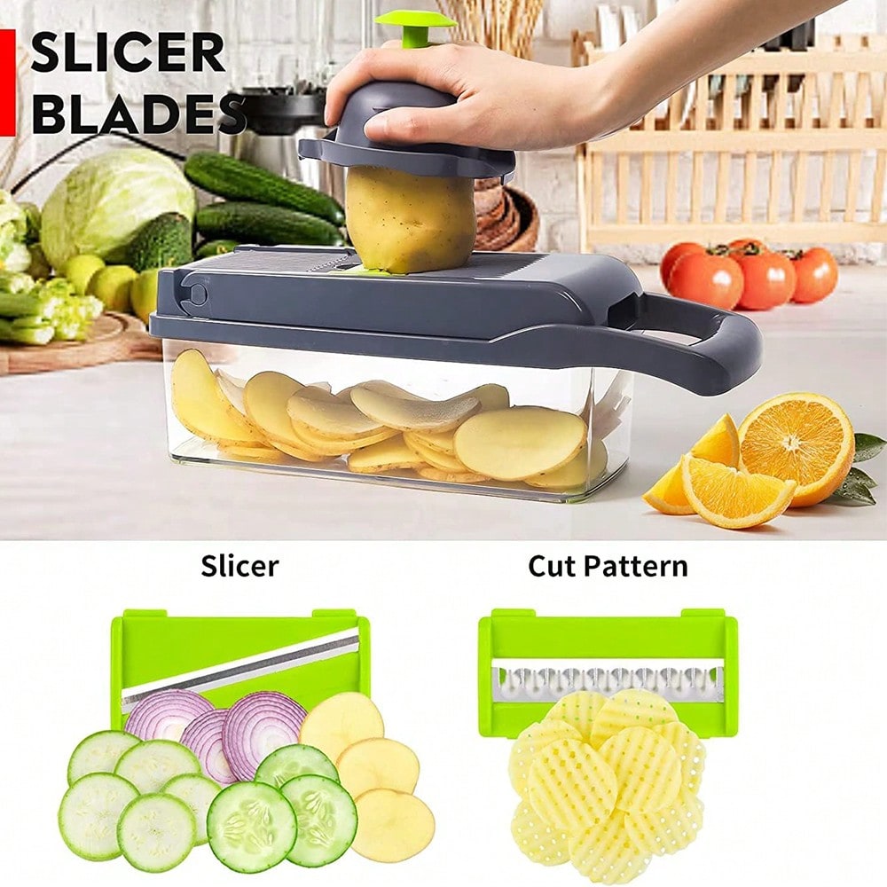 Set Dapur Multi-Fungsi 16-Poto - Meal Prep With Potatoes ulasan dan harga