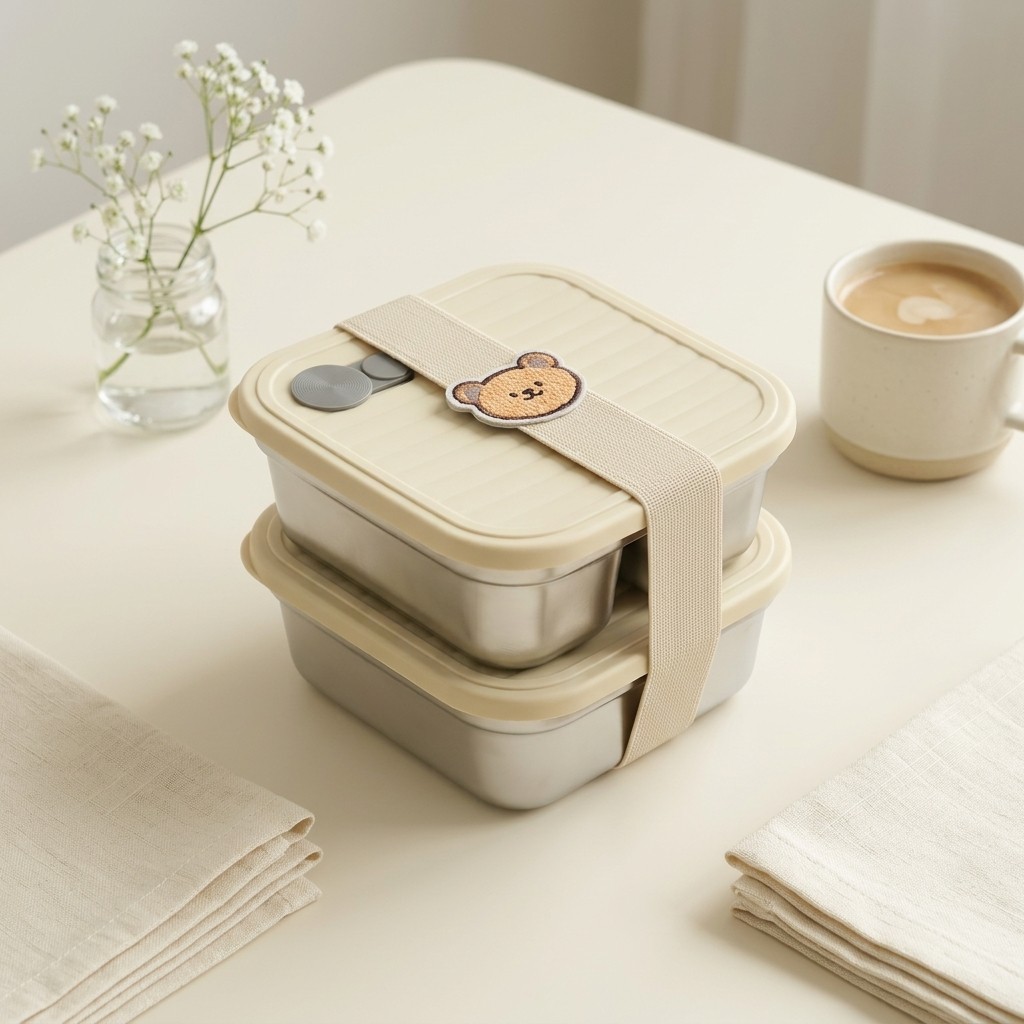 Kotak Makan Bento dari Baja An - Meal Prep Kinder ulasan dan harga