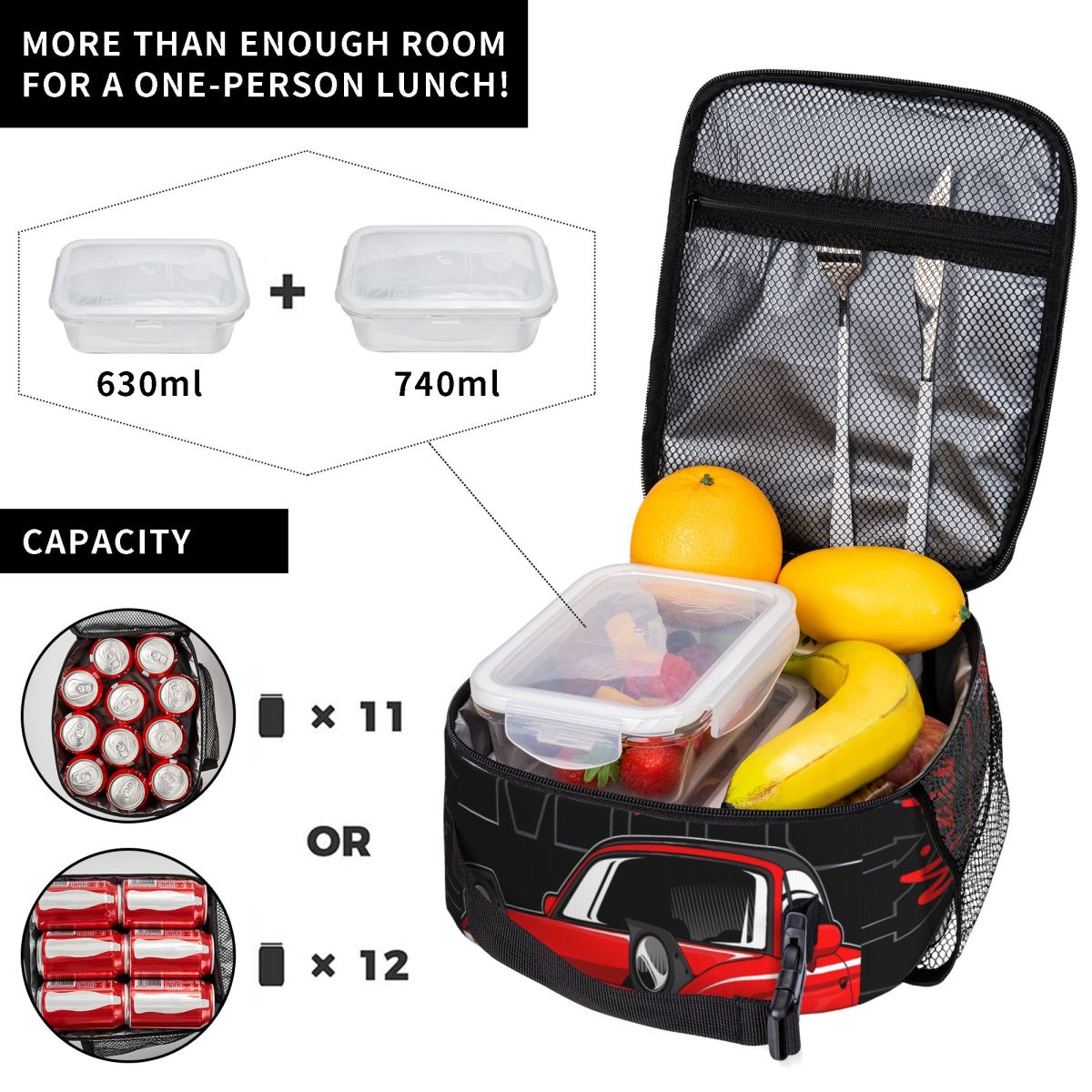 Tas Persiapan Makanan Motif Ma - Meal Prep Diet ulasan dan harga