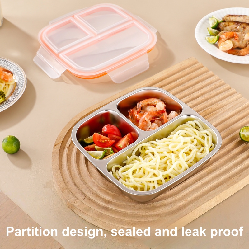 Kotak Makan Stainless Steel 30 - Meal Prep Kinder ulasan dan harga