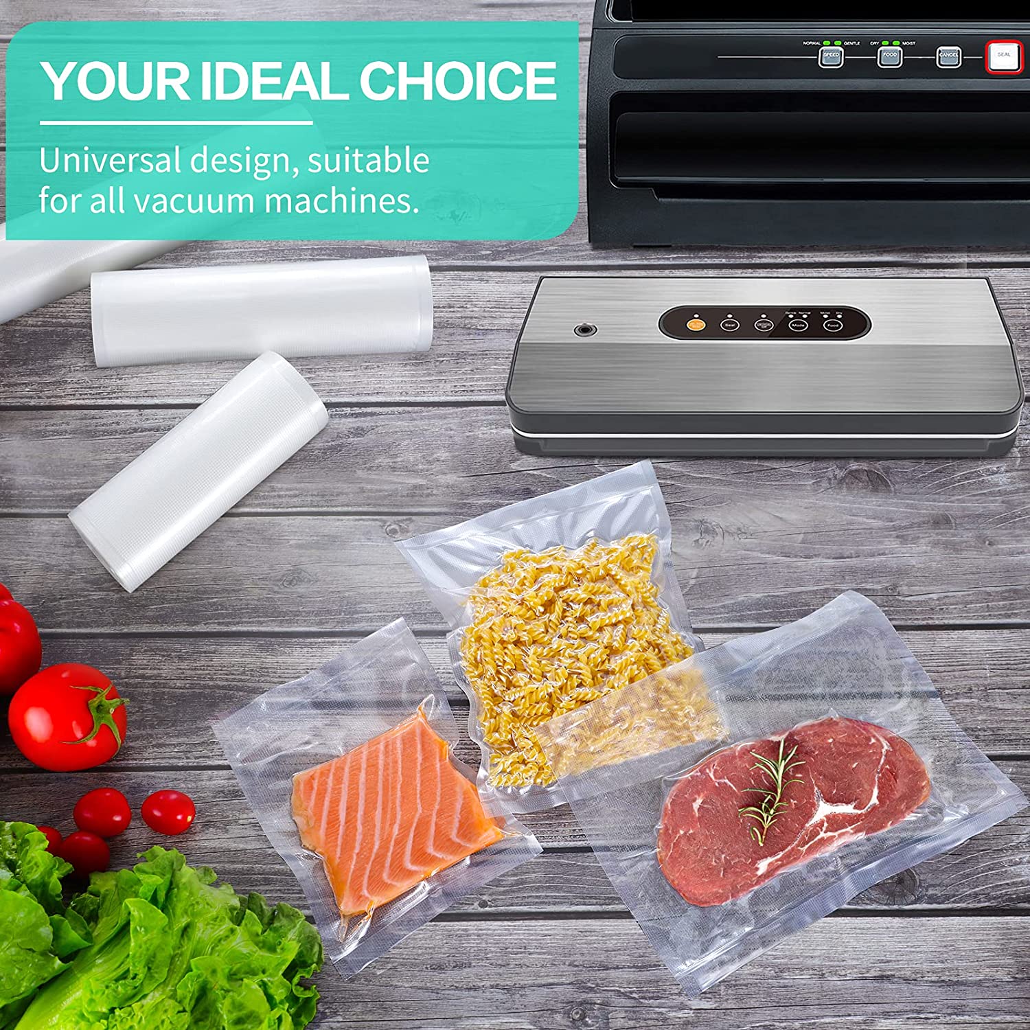 Kantong Dapur Untuk Vakum Maka - Meal Prep Vacuum Sealer ulasan dan harga
