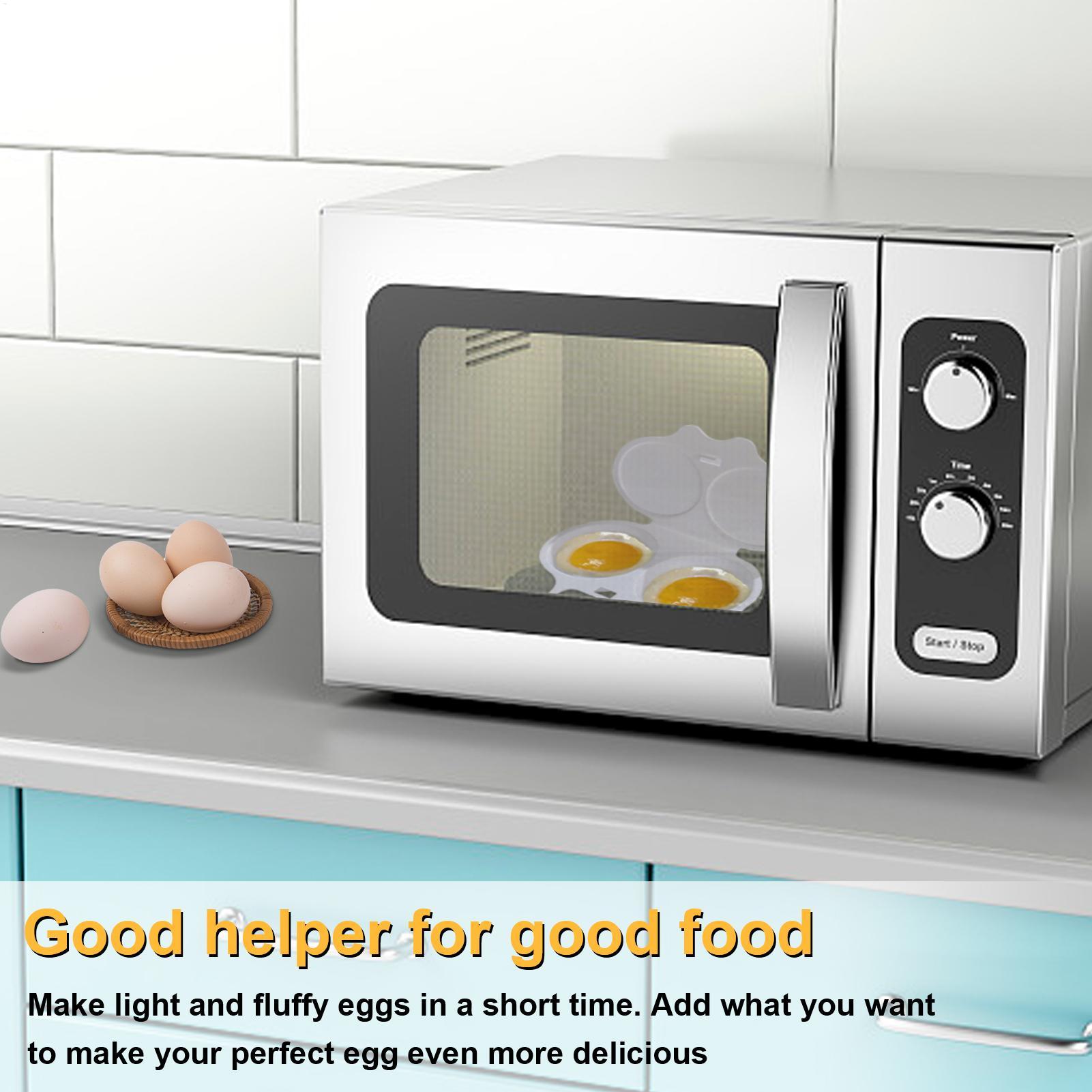 Microwave Egg Poacher DIY Telu - Meal Prep Diet ulasan dan harga