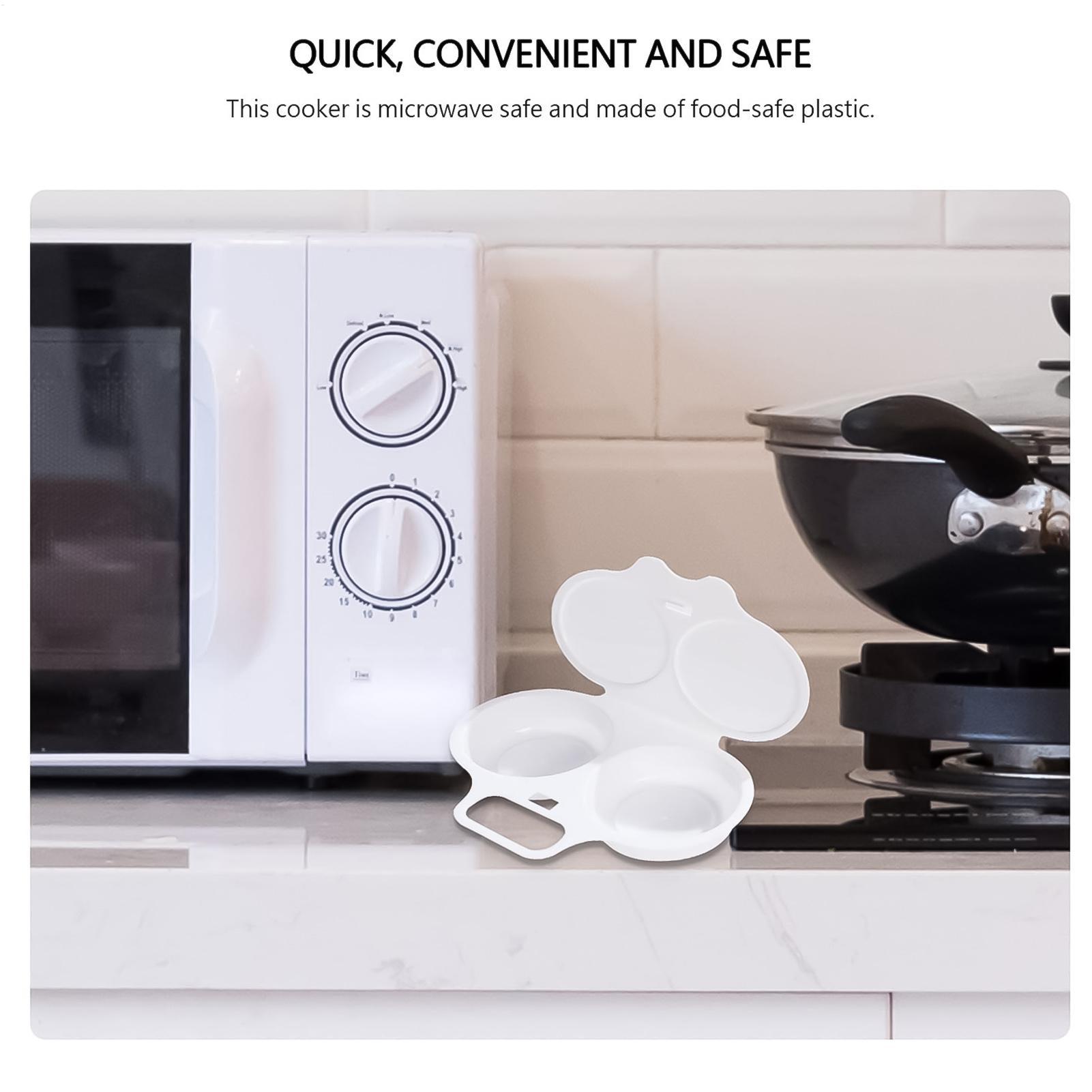 Microwave Egg Poacher DIY Telu - Meal Prep Diet ulasan dan harga