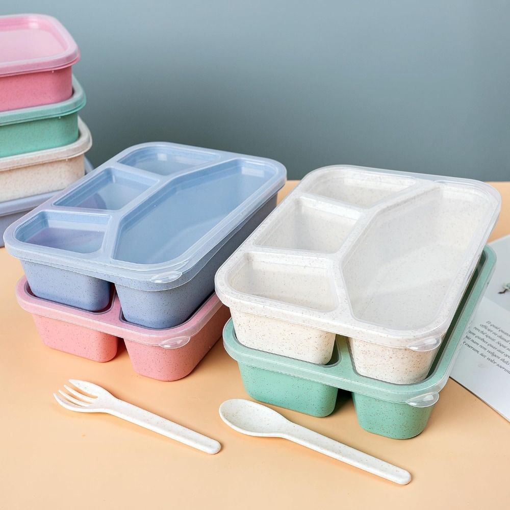4 kompartemen kotak Bento anak - Meal Prep Kinder ulasan dan harga
