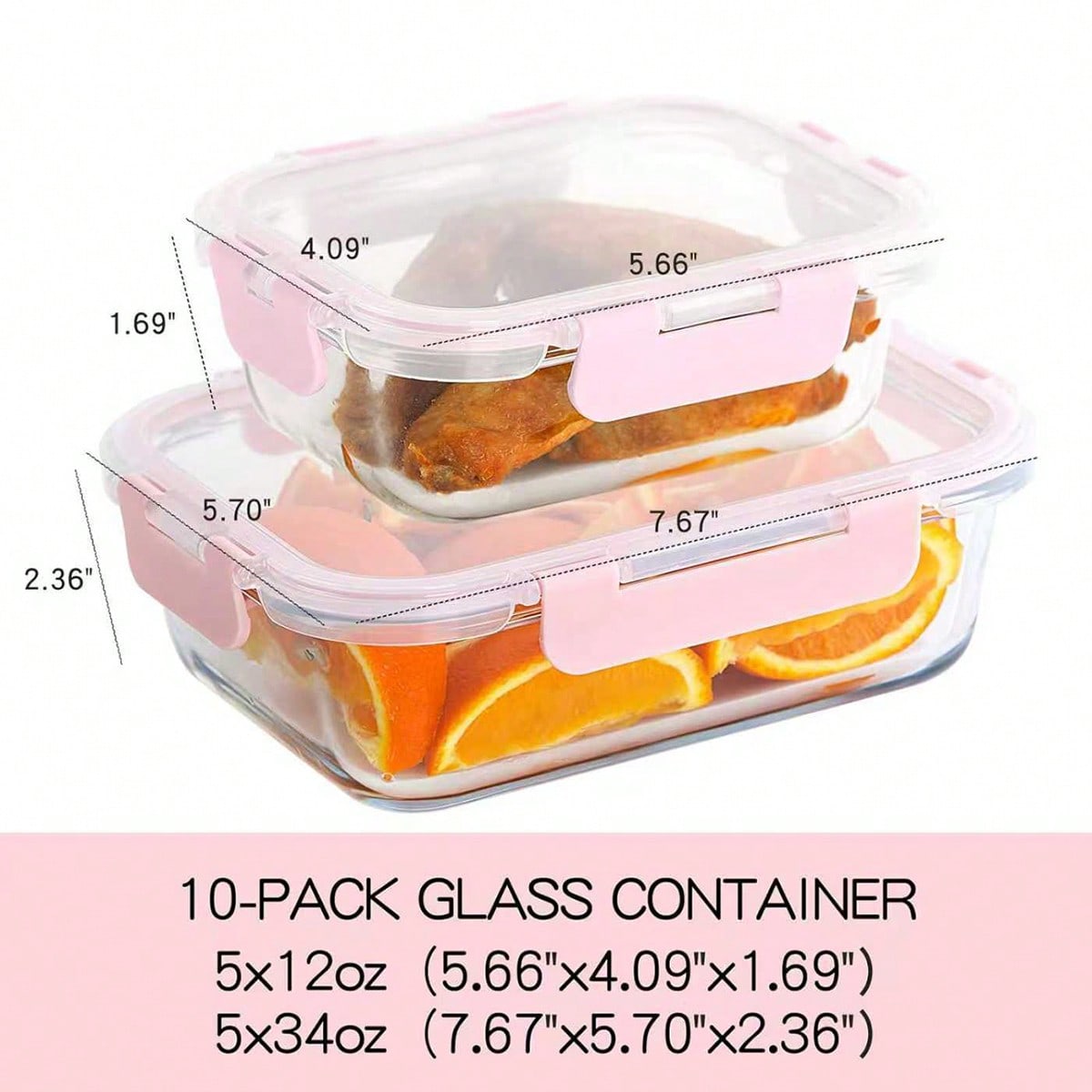 10 Wadah Makanan Kaca, Wadah P - Meal Prep Food ulasan dan harga