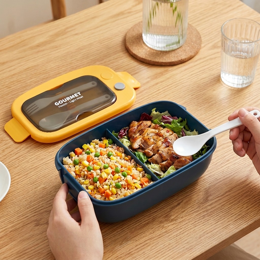 Kotak Bento Plastik untuk Micr - Meal Prep Kinder ulasan dan harga