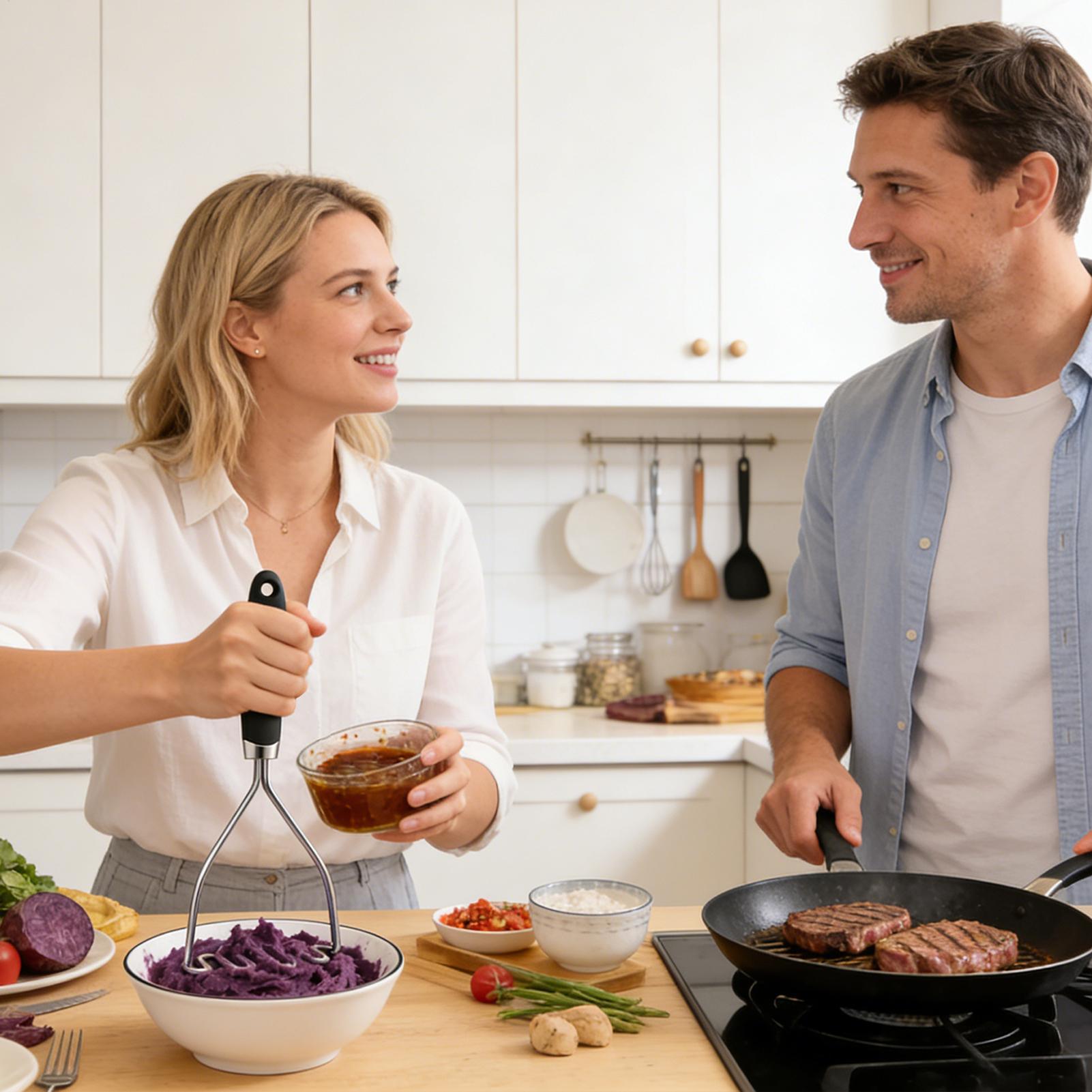 Alat Penghancur Kentang, Penek - Meal Prep With Potatoes ulasan dan harga