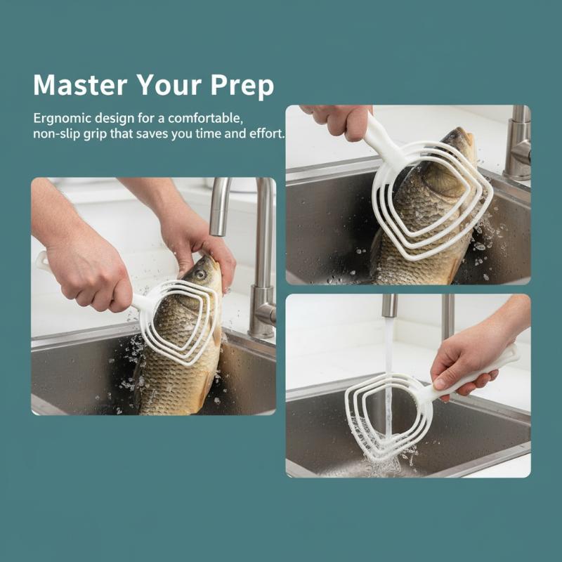 Pengikis Daging Plastik Manual - Meal Prep Manual ulasan dan harga