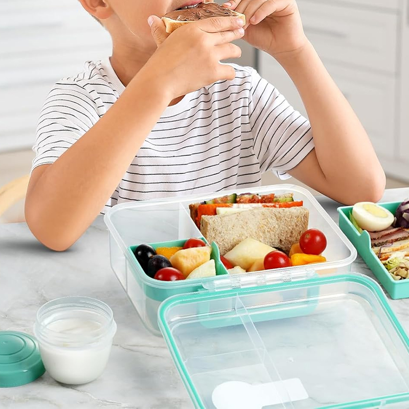 Kotak Makan Bento 4 Komparteme - Meal Prep Kinder ulasan dan harga