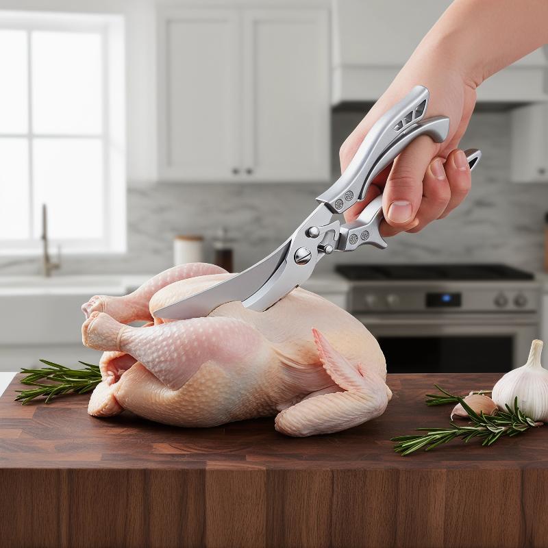 Gunting Dapur Baja Tahan Karat - Meal Prep With Chicken ulasan dan harga