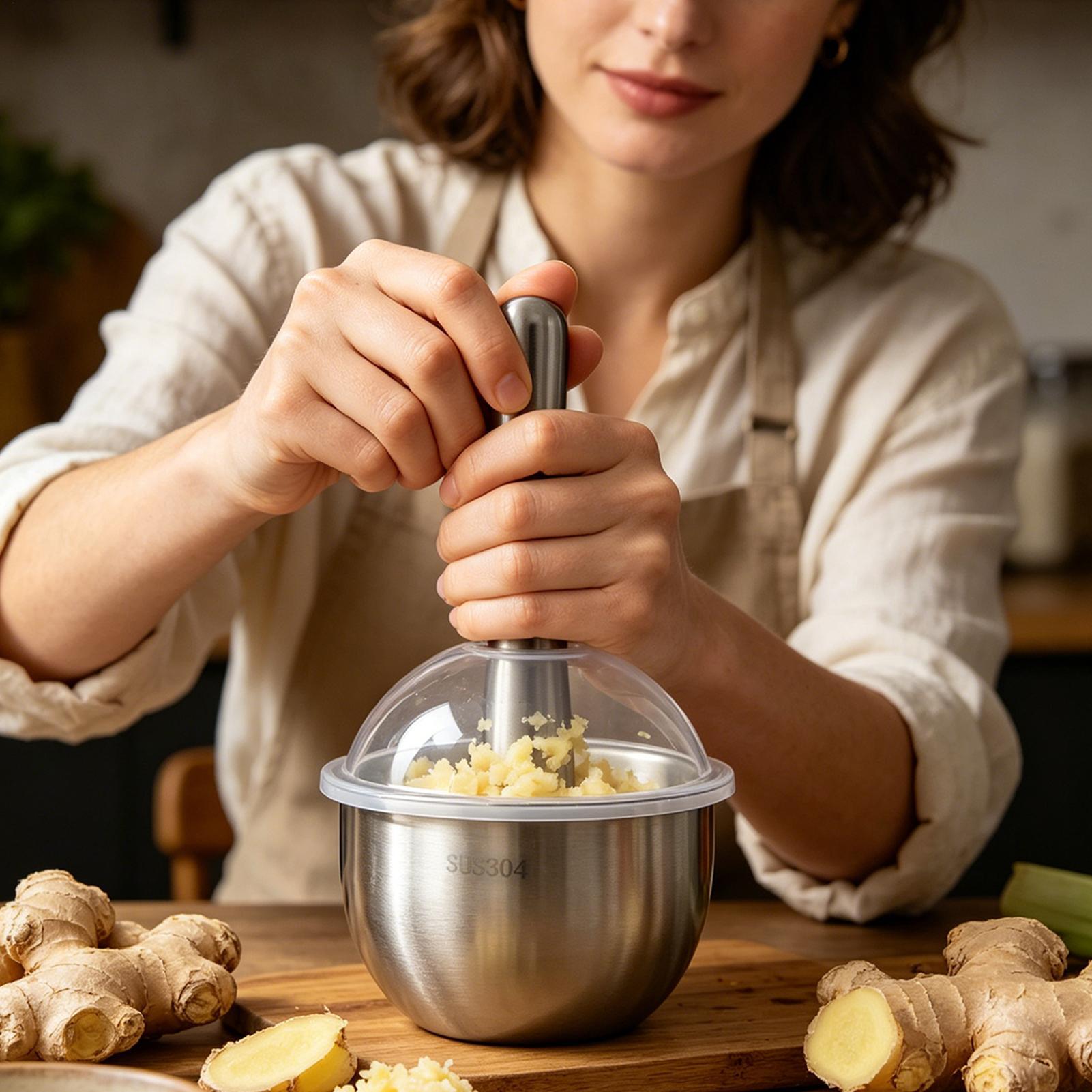 Alat Penghancur Bawang Putih M - Meal Prep Manual ulasan dan harga