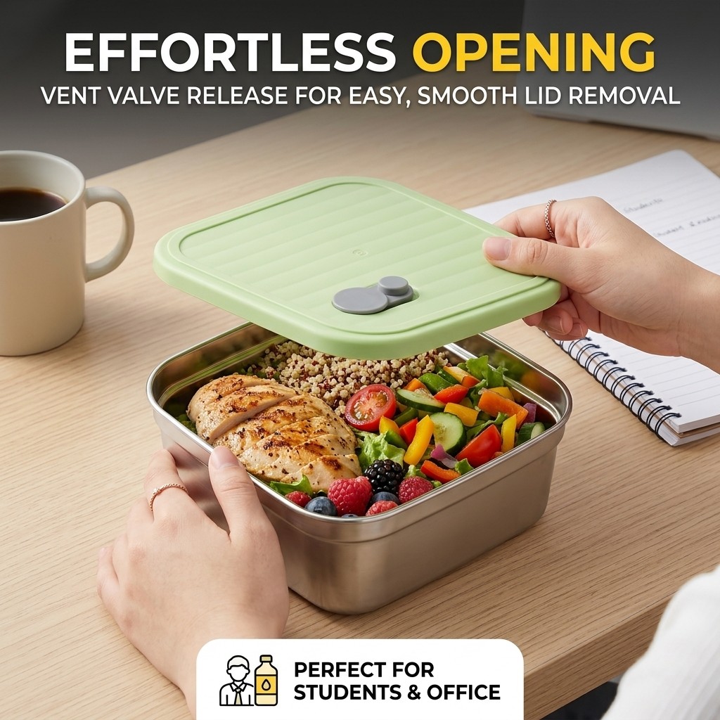 Kotak Makan Siang Bento Stainl - Meal Prep Kinder ulasan dan harga