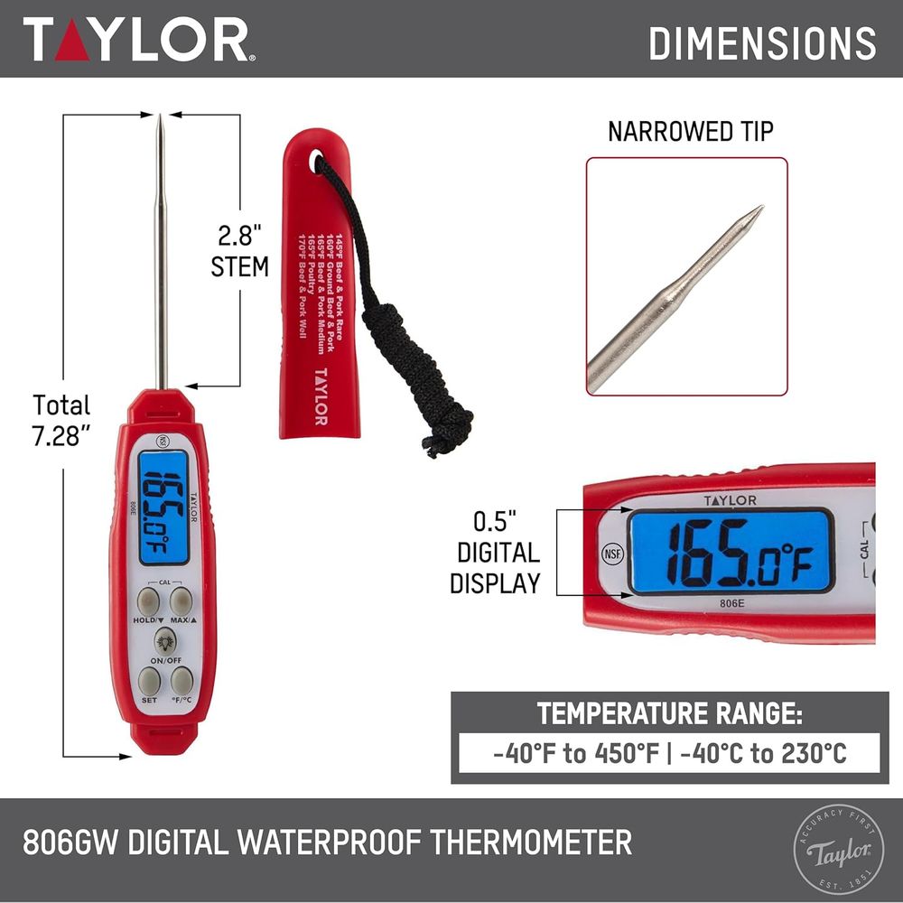 Termometer Daging Digital - Pe - Meal Prep With Chicken ulasan dan harga