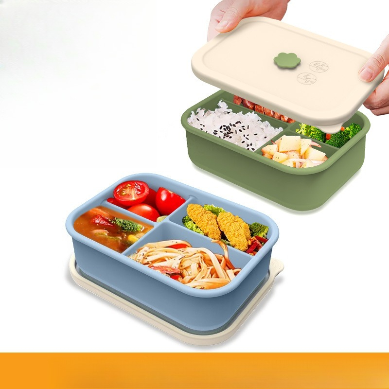 Kotak Makan Siang Silikon Aman - Meal Prep Diet ulasan dan harga