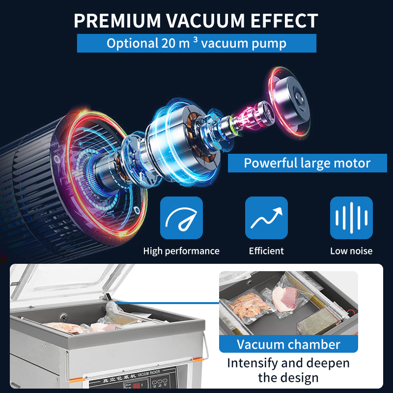 DZ600 Mesin Vacuum Sealer Satu - Meal Prep With Chicken ulasan dan harga
