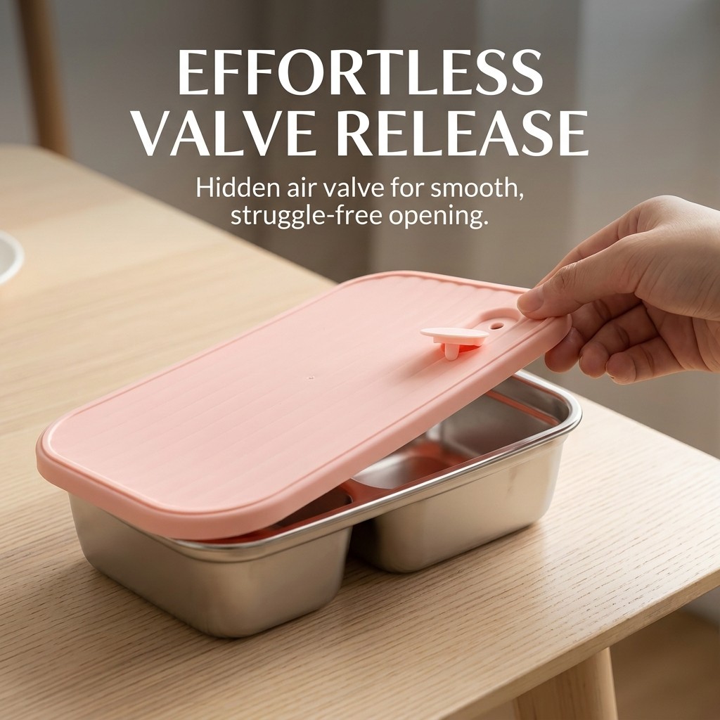 Kotak Makan Bento Stainless St - Meal Prep Kinder ulasan dan harga