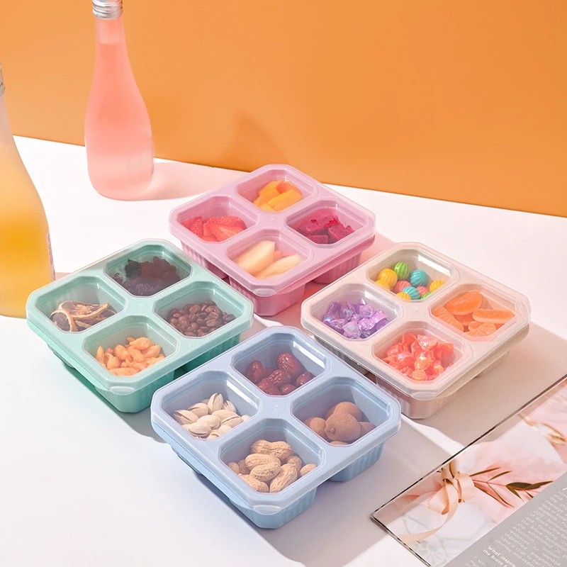 Kotak makan ringan 4 kisi untu - Meal Prep Kinder ulasan dan harga